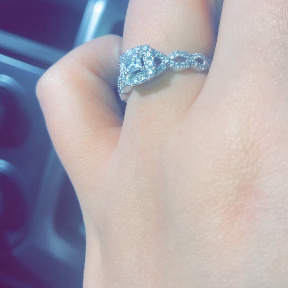 Neil Lane 14K Cushion Engagement Ring!